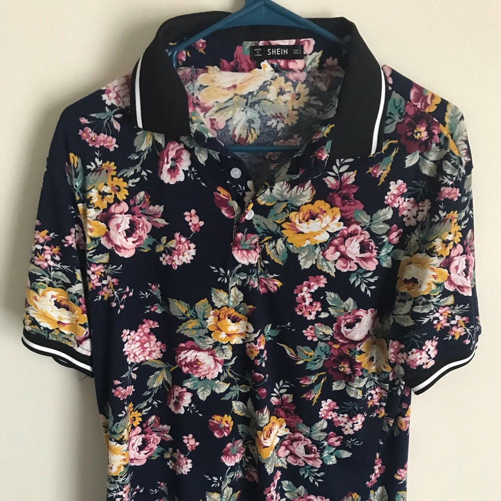 Floral polo